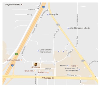 UPS Store Map